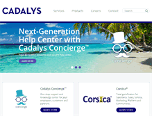 Tablet Screenshot of cadalys.com